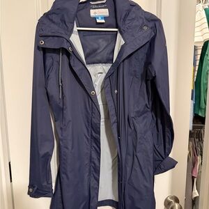 Columbia Women's Navy Rain Jacket